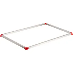 Pastry frame aluminum ,H=15,L=600,B=400mm red