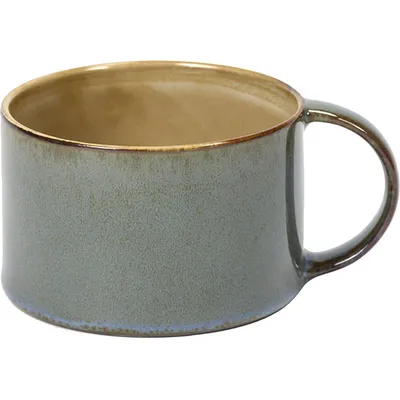 Чашка чайная «Тэрр де Рэ» керамика 190мл D=80,H=51мм серый,голуб., Цвет: Серый