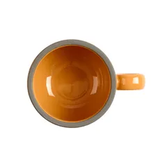 Чашка чайная «Блисс» фарфор 225мл D=85,H=65,L=115мм оранжев., изображение 2
