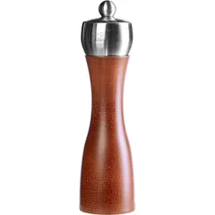 Мельница для соли «Фиджи» металлический механизм дерево,сталь нерж. D=55,H=200мм коричнев.