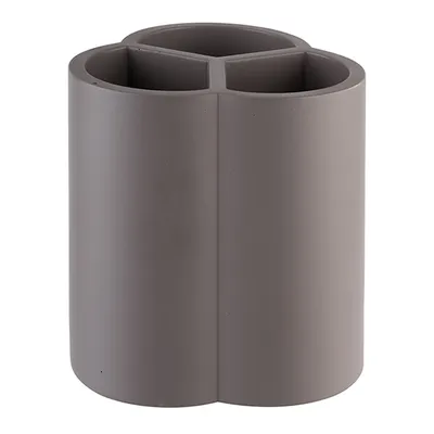 Подставка для столовых приборов «Элемент» бетон,силикон ,H=14,5,L=13,B=13см серый, изображение 7