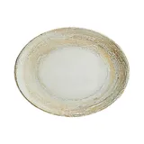 Блюдо сервировочное «Патера» овальное фарфор ,L=25,B=19см серый