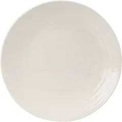 Plate “Scape” porcelain D=28.5cm white