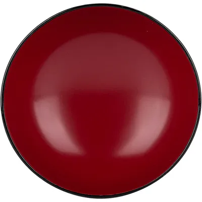 Мисосупница пластик 300мл D=115,H=60мм черный,красный, изображение 3