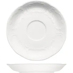 Saucer “Mozart” porcelain D=145,H=20mm white