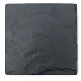 Блюдо для подачи «Слэйт» пластик ,L=25,4,B=25,4см черный