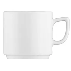 Coffee cup “C-Class”  porcelain 90ml D=55,H=55,L=80mm white