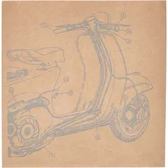 Бумага для конусов и сэндвичей «Крафт»[1000шт] ,L=16,B=16см