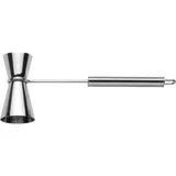 Джиггер 30/60 мл с ручкой сталь нерж. D=4,H=11,L=23см серебрист.