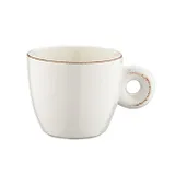 Чашка 70мл кофейная d=65мм h=54мм Ретро корич.край (блюдце 70655)