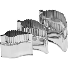 Набор ножей для декор.нарезки овощей[3шт] сталь ,L=11,B=4см металлич.