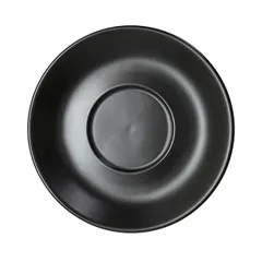 Блюдце «Алберго» фарфор D=14,H=2см черный