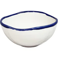 Салатник «Орризонте» фарфор 200мл D=105,H=50мм белый,синий