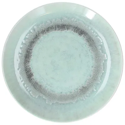 Блюдо «Атолло» фарфор D=31,H=4см зелен.