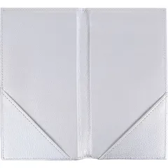 Папка для счетов кожезам. ,L=22,2,B=12см серебрист., изображение 2