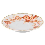 Блюдце «Флорентиус» для чашки LFLO032AC154020 фарфор D=15,H=2см белый,оранжев.