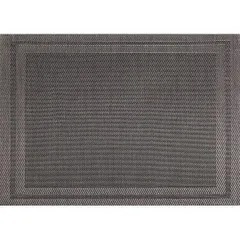 Салфетка сервировочная поливинилхл. ,L=46,B=33см серебрист.,черный