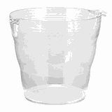 Ведро для шампанского акрил 9л D=26,H=25см прозр.