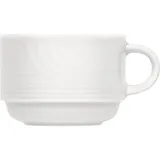 Чашка чайная «Карат» фарфор 280мл D=86,H=70,L=105мм белый, Объем по данным поставщика (мл): 280