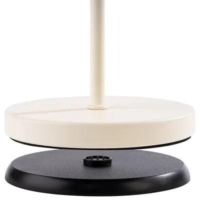 Лампа настольная «Мерле» электрическая металл D=11,H=30,5см металлич., изображение 2