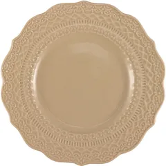 “Skalistos” pie plate  ceramics  D=15, H=2cm  beige.