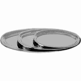 Блюдо для подачи для рыбы сталь ,H=18,L=850,B=330мм металлич.