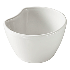 Baking pot without lid “Bistro”  porcelain 120ml D=9,H=6cm white