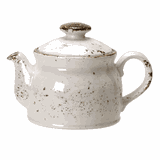 Kettle “Kraft White”  porcelain  425 ml  D=75, H=114, L=170mm  white, brown.