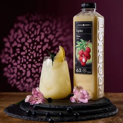 Пюре «Личи» фруктовое Pinch&Drop пластик 1л D=7,H=26см, Состояние товара: Новый, Вкус: Личи, изображение 3
