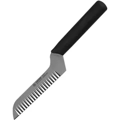 Нож для декорации сталь нерж.,пластик ,H=10,L=255/135,B=38мм черный,металлич.