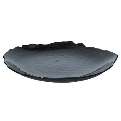 Тарелка «Риф Вертиго» мелкая фарфор ,H=3,L=29,B=28см черный, изображение 2