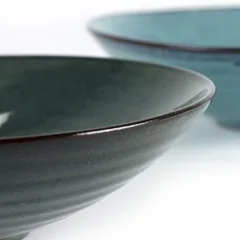 Тарелка глубокая «Аква» керамика D=23,H=6см бирюз., изображение 2