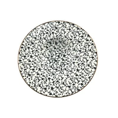 Тарелка для пасты «Калиф» фарфор 400мл D=28см белый,синий