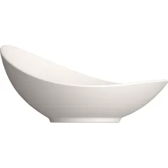 Salad bowl “Purity” asymmetrical  porcelain  350ml , H=80, L=174, B=165mm  white