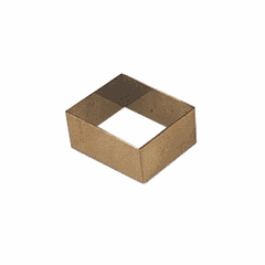 Форма кондитерская «Прямоугольник» сталь нерж. ,H=30,L=61,B=51мм металлич.