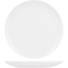 Тарелка «Коллаж» без борта фарфор D=200,H=22мм белый