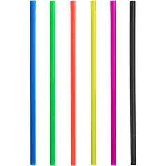 Трубочки без сгиба[100шт] полипроп. D=8,L=250мм разноцветн.