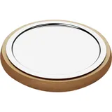 Поднос фуршетный на подставке с охладительным элементом, без крышки дерево D=38/48,H=6см металлич.,с