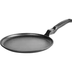 Pan for pancakes (induction)  cast aluminum, teflon  D=280, H=23, L=500mm  black