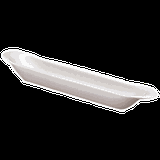 Блюдо для подачи «Олива» для оливок фарфор 70мл ,H=35,L=220,B=40мм белый