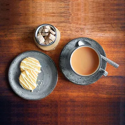 Чашка чайная «Урбан Смоук» фарфор 228мл D=9,H=6см серый, изображение 2