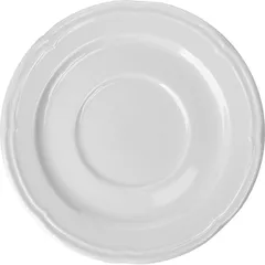 Saucer for broth cup “Overture” art.OV018360000 porcelain D=18cm white