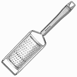Терка для лимона с ручкой сталь нерж. ,L=28,5см металлич.