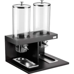 Double muesli pantry station, wenge color  12 l  D=18, H=66, L=46, B=51 cm