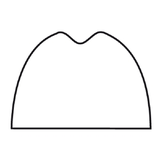 Форма кондитерская пластик ,H=70,L=480,B=65мм