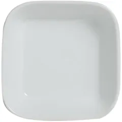 Sauce boat square. "Weyrick" porcelain 22ml ,L=51,B=51mm white