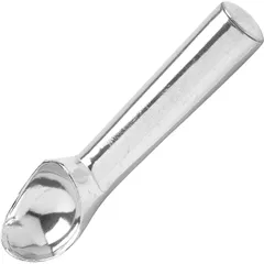 Ложка для мороженого алюмин. D=6,L=17см металлич.