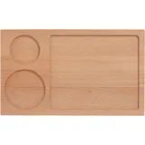 Поднос для подачи бук ,H=15,L=250,B=150мм св. дерево