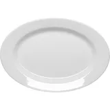 Блюдо «Кашуб-хел» овальное фарфор ,H=30,L=255,B=180мм белый