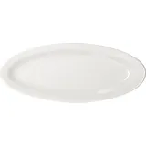 Блюдо «Кунстверк» овальное фарфор ,H=18,L=245,B=100мм белый
